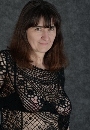 18 year old Alexis Crystal on knees for submissive cock serving action